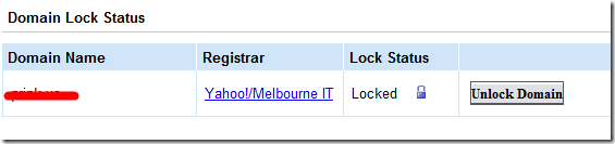 进入yahoo域名控制面板unlock